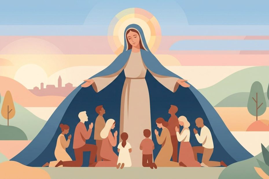 Novena alla Madonna della Liberazione - Illustration prière catholique